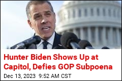 Hunter Biden Comes to Capitol to Defy Subpoena