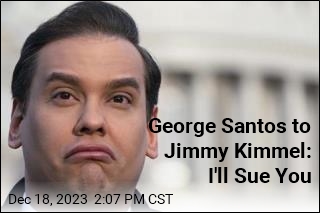 George Santos to Jimmy Kimmel: I&#39;ll Sue You