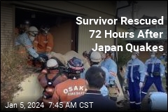 Woman Rescued 72 Hours After Japan Quakes
