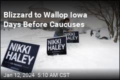 Iowa Under Blizzard Warning Days Before Caucuses