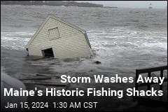 Only 3 of the Historic Fishing Shacks Still Stood. A Storm Just Washed Them Away
