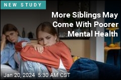 More Siblings May Come With Poorer Mental Health