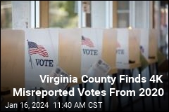 Virginia County Finds 4K Misreported Votes From 2020
