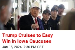 Trump Cruises to Easy Victory in Iowa