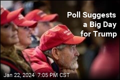 Poll Suggests a Big Day for Trump
