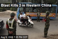 Blast Kills 2 in Western China