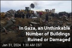 In Gaza, at Least 50% of Buildings Ruined or Damaged