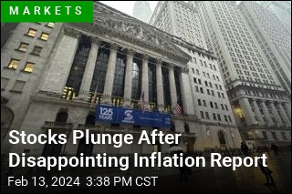 Stocks Sink After Disappointing Inflation Report