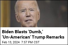Biden Blasts Trump&#39;s &#39;Un-American&#39; NATO Remarks