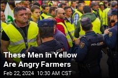 These Men in Yellow Are Angry Farmers
