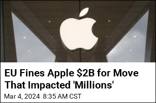 EU Fines Apple $2B for Move That Impacted &#39;Millions&#39;