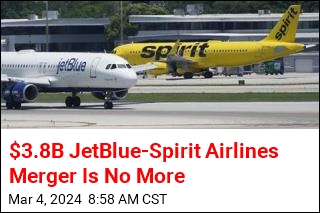 JetBlue, Spirit Airlines End Their Planned $3.8B Merger