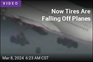 After Takeoff, 265-Pound Tire Falls From Plane