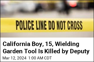 Deputy Kills California Boy, 15, Who Was Wielding Garden Tool
