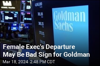 Female Exec&#39;s Departure May Be Bad Sign for Goldman