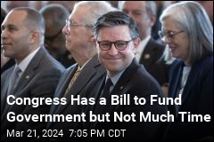 Congress Has a Bill to Fund Government but Not Much Time