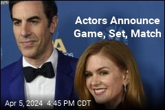 Actors Announce Game, Set, Match