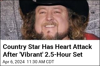 Country&#39;s Colt Ford Finishes Show, Suffers Heart Attack