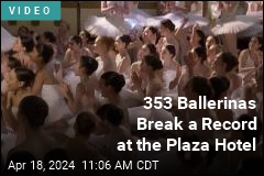 353 Ballerinas Dance on Tiptoes in NYC Hotel