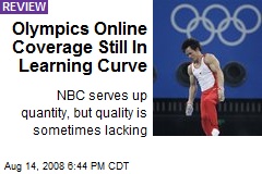 Olympics Online Coverage Still In Learning Curve