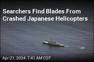 Searchers Find Blades From Crashed Japanese Helicopters