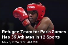 Refugee Team for Paris Games Has 36 Athletes in 12 Sports