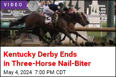 At the Kentucky Derby, a 3-Horse Photo Finish