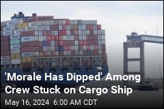 In Baltimore, Crew Is Still Trapped on Cargo Ship