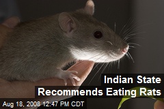 Indian State Recommends Eating Rats