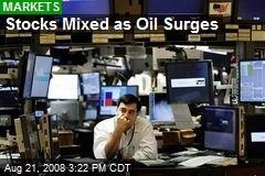 Stocks Mixed as Oil Surges