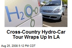 Cross-Country Hydro-Car Tour Wraps Up In LA