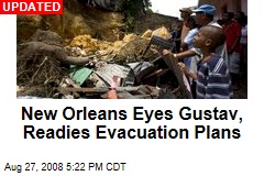 New Orleans Eyes Gustav, Readies Evacuation Plans