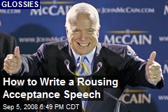 How to Write a Rousing Acceptance Speech