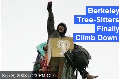Berkeley Tree-Sitters Finally Climb Down