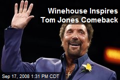 Winehouse Inspires Tom Jones Comeback