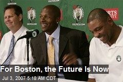 For Boston, the Future Is Now