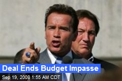 Deal Ends Budget Impasse