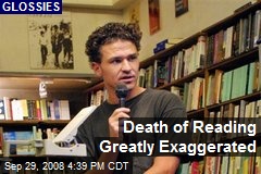 Death of Reading Greatly Exaggerated