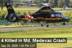 4 Killed in Md. Medevac Crash