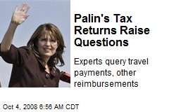 Palin's Tax Returns Raise Questions