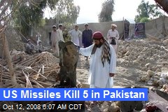 US Missiles Kill 5 in Pakistan