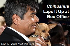 Chihuahua Laps It Up at Box Office