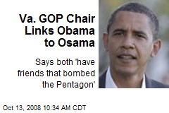 Va. GOP Chair Links Obama to Osama