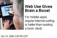 Web Use Gives Brain a Boost