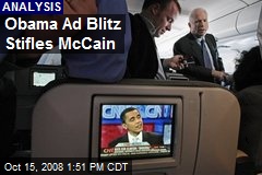 Obama Ad Blitz Stifles McCain