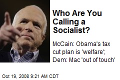 Who Are You Calling a Socialist?