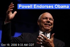 Powell Endorses Obama