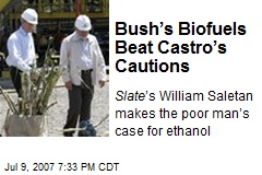 Bush&rsquo;s Biofuels Beat Castro&rsquo;s Cautions