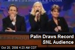 Palin Draws Record SNL Audience
