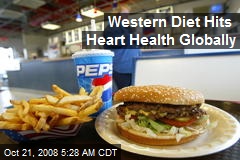 Western Diet Hits Heart Health Globally